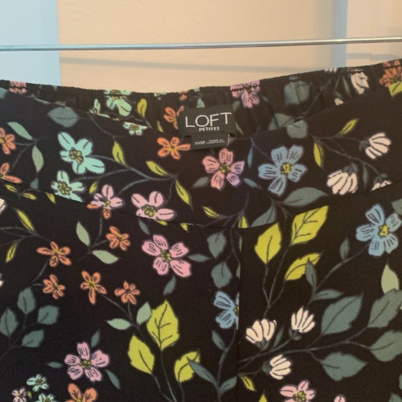 Loft Petite XXS Flowy Pants, Soft Pants set of 2 - Picture 3 of 4